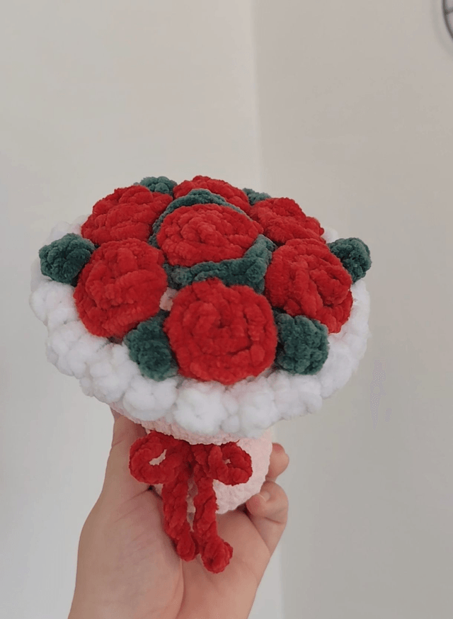 Bouquet roses éternelles 