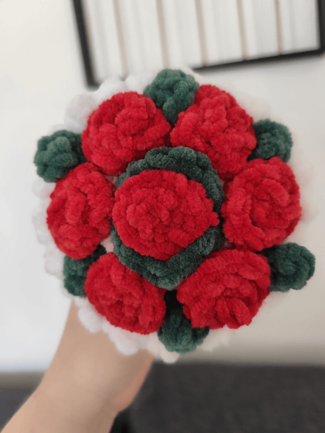 Bouquet roses éternelles 